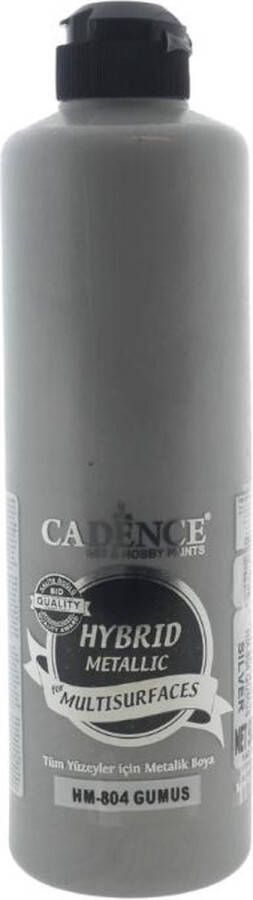 Cadence Hybrid Acrylverf Metallic 500 ml Silver