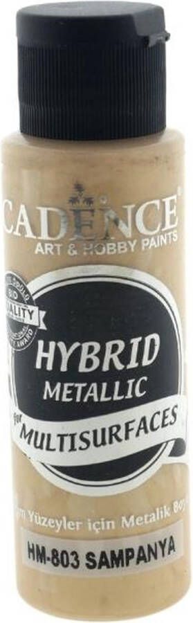 Cadence Hybrid Acrylverf Metallic 70 ml Champaigne