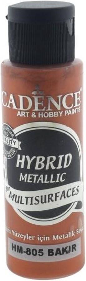 Cadence Hybrid Acrylverf Metallic 70 ml Copper