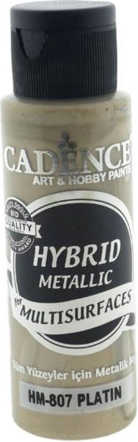 Cadence Hybrid Acrylverf Metallic 70 ml Platinium