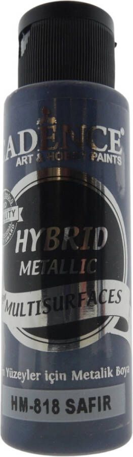 Cadence Hybrid Acrylverf Metallic 70 ml Saffier