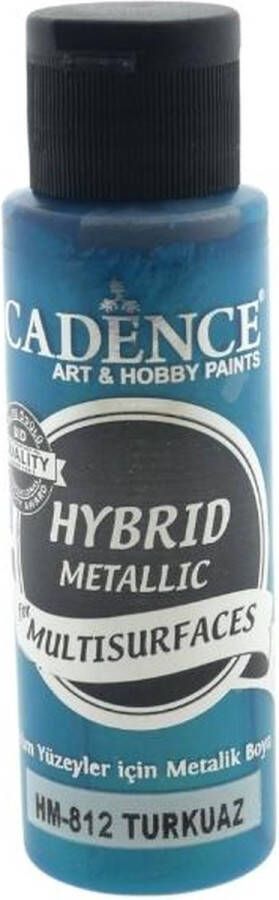 Cadence Hybrid Acrylverf Metallic 70 ml Turquoise