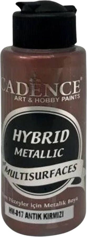 Cadence Hybrid Metallic Acrylverf 120 ml Antique Red