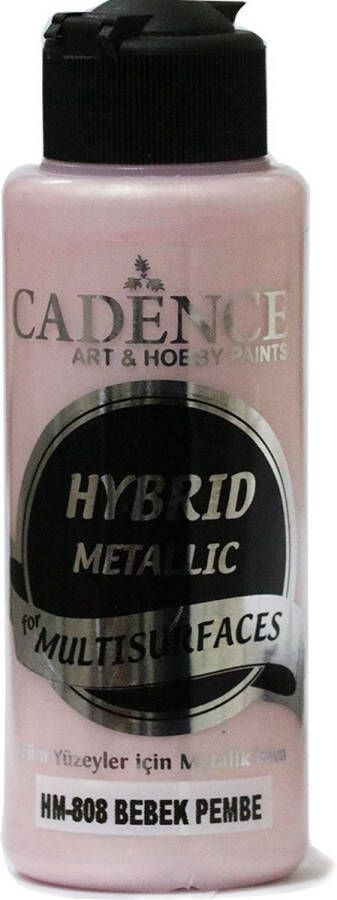 Cadence Hybrid Metallic Acrylverf 120 ml Baby Pink