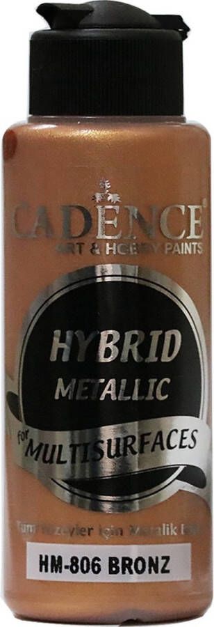 Cadence Hybride metallic acrylverf (semi mat) Brons 01 008 0806 0120 120 ml