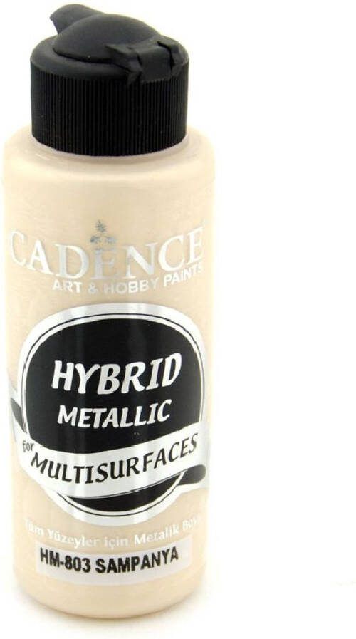 Cadence Hybrid Metallic Acrylverf 120 ml Champagne