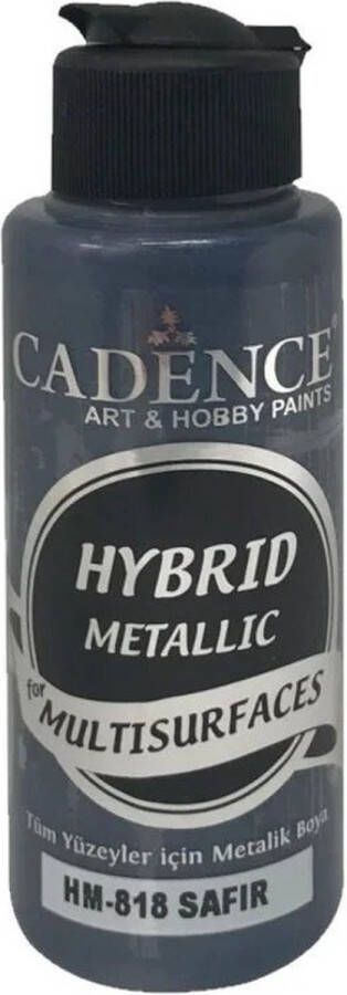 Cadence Hybrid Metallic Acrylverf 120 ml Sapphire