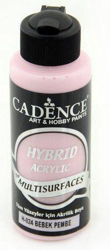 Cadence Hybride acrylverf (semi mat) Baby Roze 01 001 0024 0120 120 ml