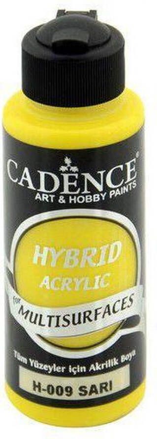 Cadence Hybride acrylverf (semi mat) Geel 001 0009 120 ml