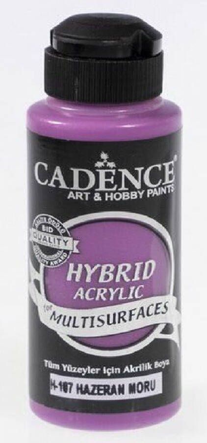 Cadence Hybride acrylverf (semi mat) Hazeran paars 001 0107 120 ml