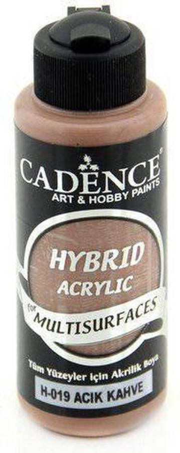 Cadence Hybride acrylverf (semi mat) Lichtbruin 01 001 0019 0120 120 ml