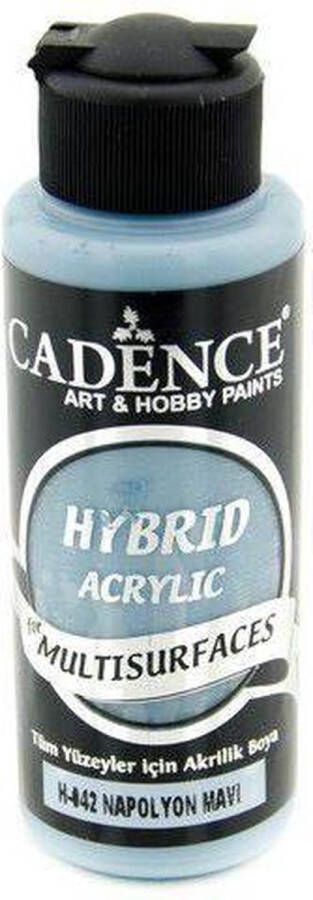 Cadence Hybride acrylverf (semi mat) Napoleon blauw 01 001 0042 0120 120 ml