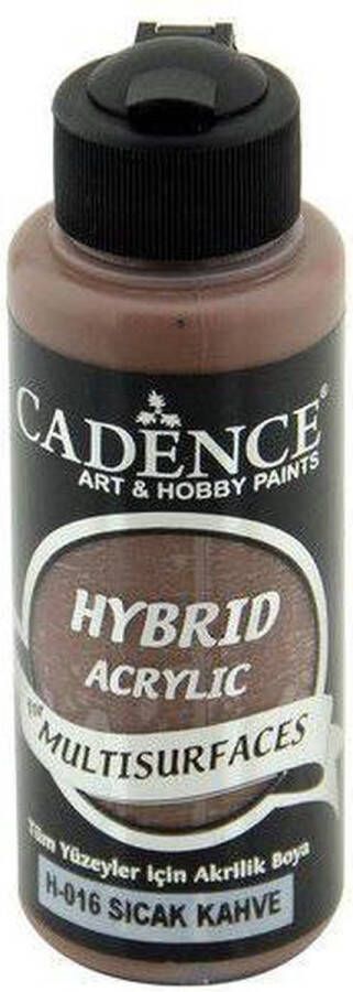 Cadence Hybride acrylverf (semi mat) Warm bruin 001 0016 120 ml