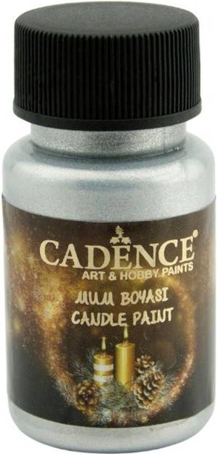 Cadence Kaarsenverf 50 ml Zilver