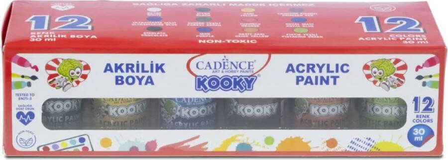 Cadence Kooky Acrylverf Set 12x30 ml