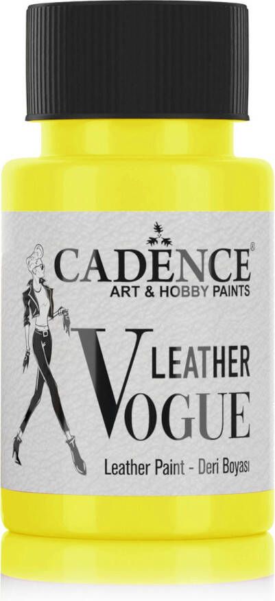 Cadence Leather Vogue Leer Verf 50 ml LVF-01 Phosphorus Yellow