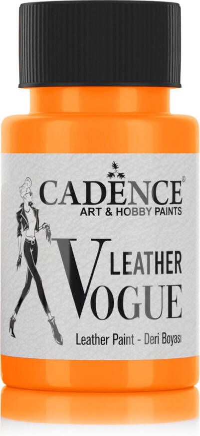 Cadence Leather Vogue Leer Verf 50 ml LVF-02 Phosphorus Orange