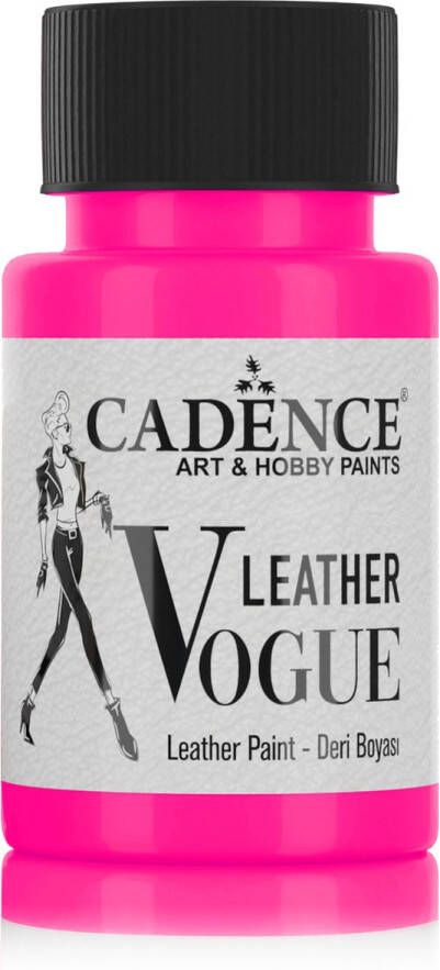Cadence Leather Vogue Leer Verf 50 ml LVF-03 Phosphorus Pink