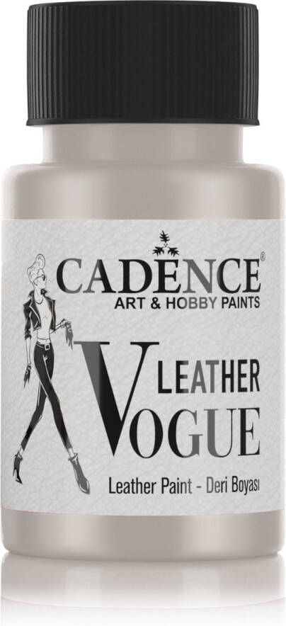 Cadence Leather Vogue Leer Verf 50 ml LVM-07 Metallic Silver