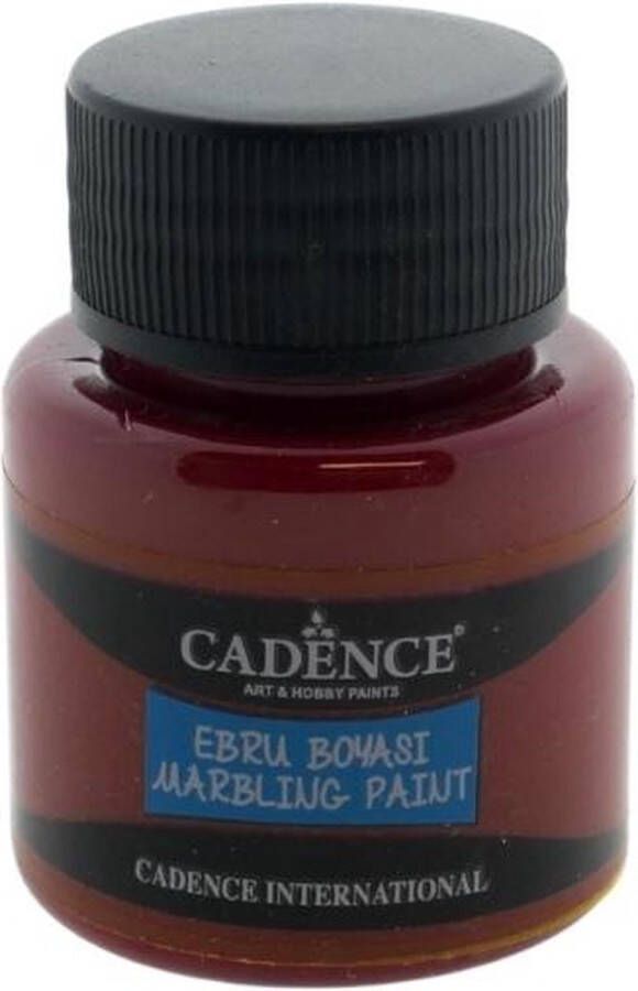 Cadence Marbling Verf 45 ml Rood