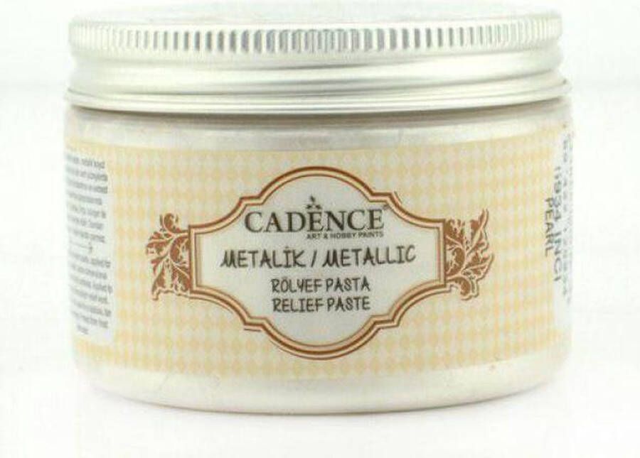 Cadence Metallic Relief Pasta Parelmoer 01 085 5934 150 ml