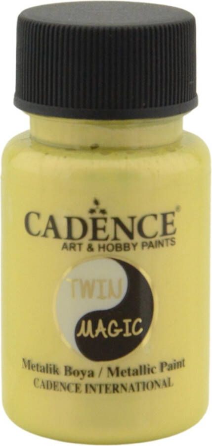 Cadence Metallic Verf Magic Yellow Twin Magic 50 ml