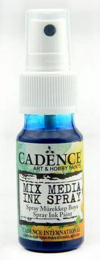 Cadence Mix Media Inkt spray Blauw 01 034 0009 0025 25 ml