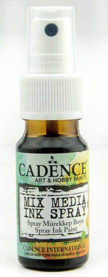 Cadence Mix Media Inkt spray Donker bruin 01 034 0011 0025 25 ml