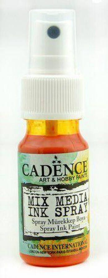 Cadence Mix Media Inkt spray Oranje 01 034 0004 0025 25 ml