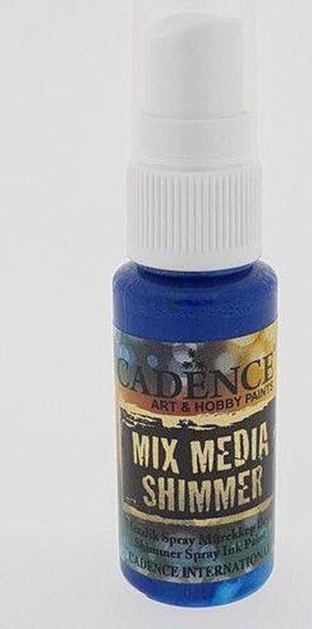 Cadence Mix Media Shimmer metallic spray Blauw 01 139 0009 25 ml