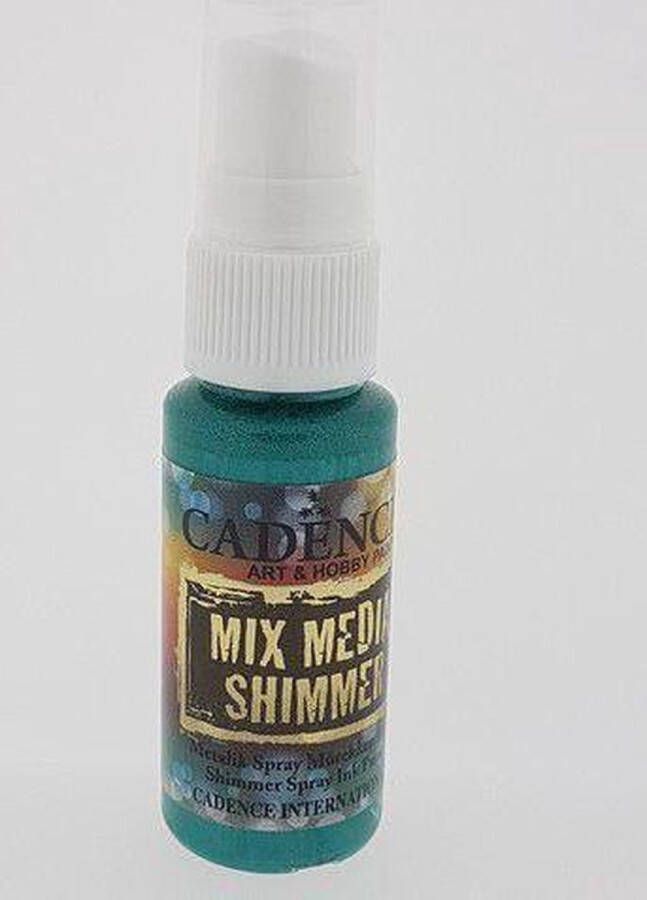 Cadence Mix Media Shimmer metallic spray Groen 01 139 0010 25 ml