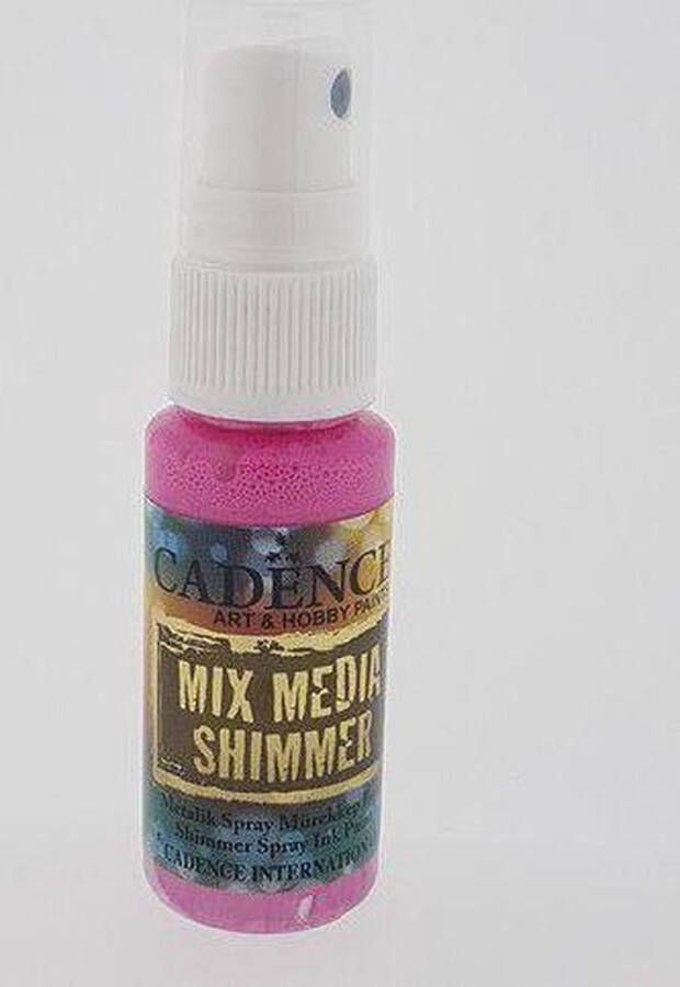 Cadence Mix Media Shimmer metallic spray Licht fuchsia 01 139 0015 0025 25 ml