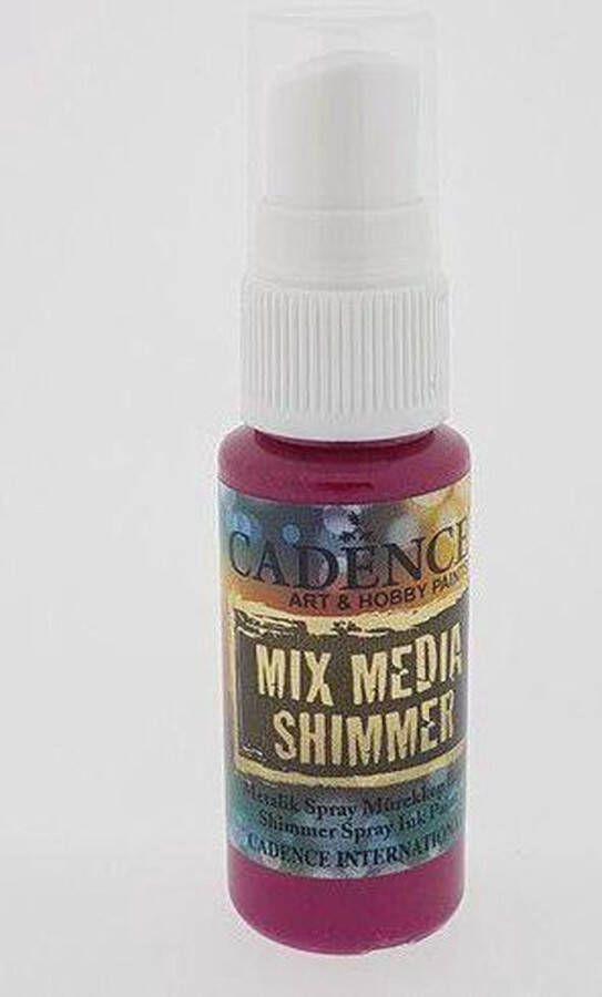 Cadence Mix Media Shimmer metallic spray Magenta 01 139 0007 25 ml