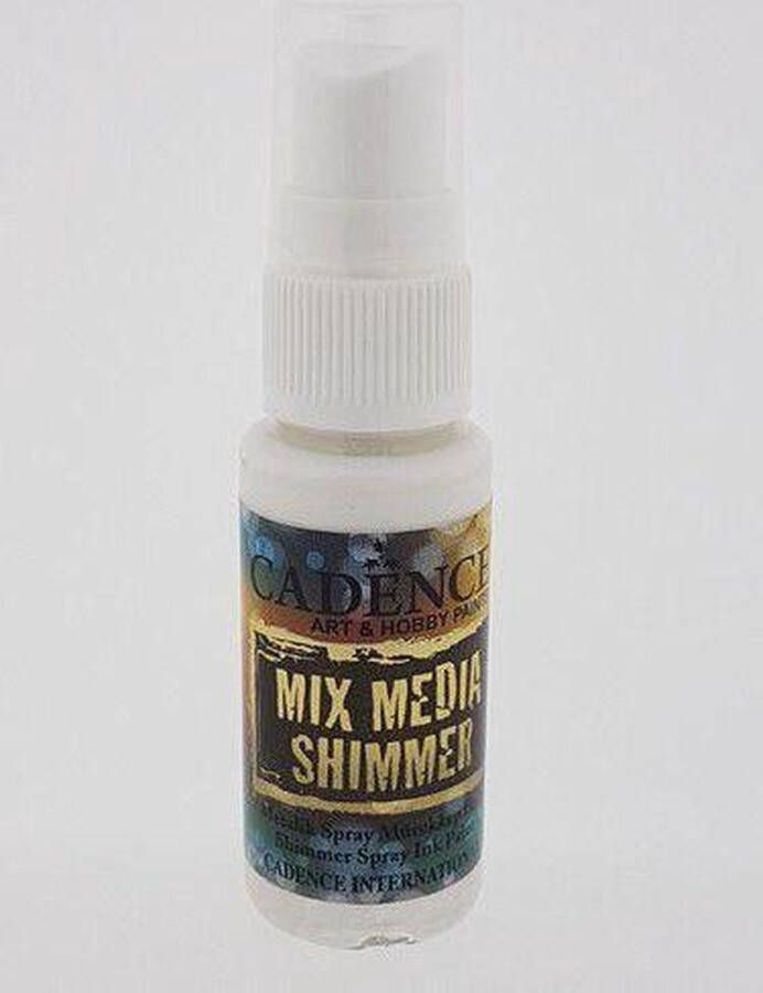 Cadence Mix Media Shimmer metallic spray Parelmoer 01 139 0001 25 ml