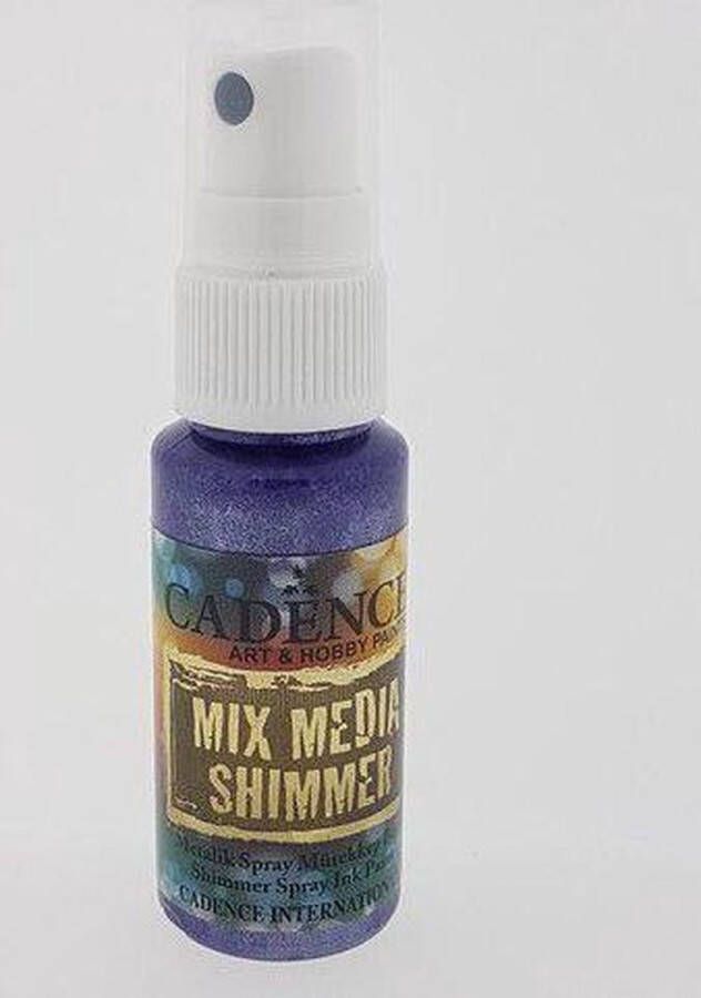 Cadence Mix Media Shimmer metallic spray Purper 01 139 0008 25 ml