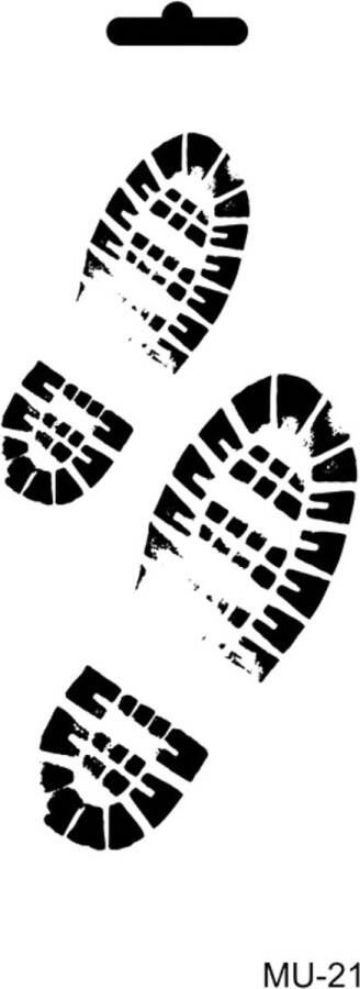 Cadence Mixed Media Stencil MU21 10x25 cm Schoenen
