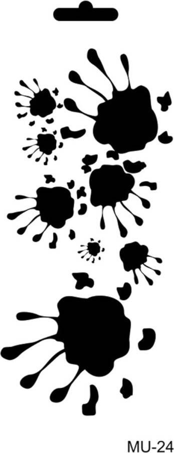 Cadence Mixed Media Stencil MU24 10x25 cm Inktspetters