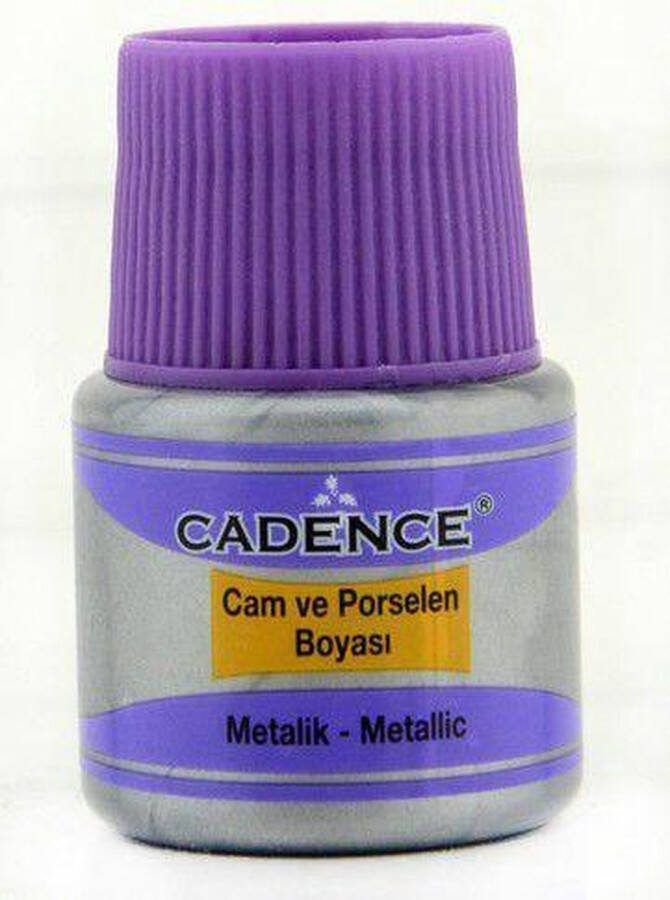 Cadence Opague Glas & Porselein verf Zilver 01 050 0071 45 ml