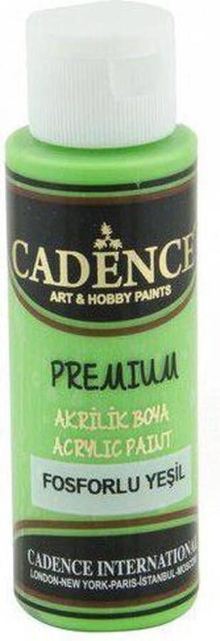 Cadence Premium acrylverf flouroscent groen 01 038 0003 0070 70 ml