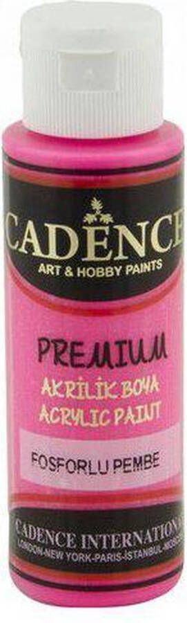Cadence Premium acrylverf flouroscent Roze 01 038 0001 70 ml