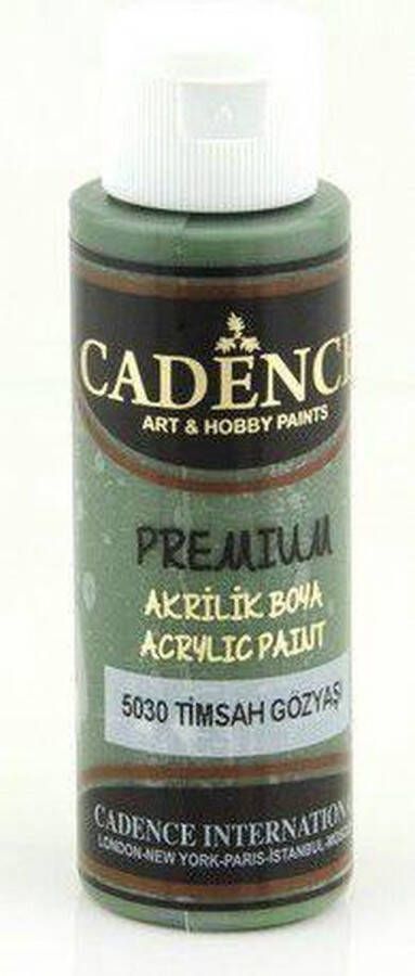 Cadence Premium acrylverf (semi mat) Crocodile Tear groen 01 003 5030 0070 70 ml