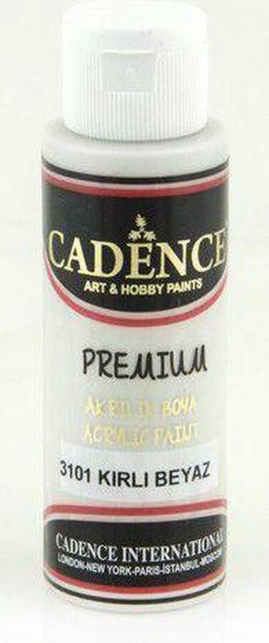Cadence Premium acrylverf (semi mat) Dirty wit 01 003 3101 0070 70 ml