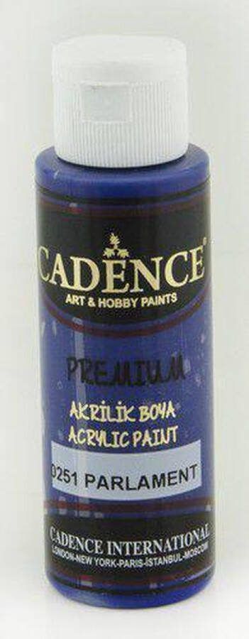 Cadence Premium acrylverf (semi mat) Donker Violet Parliament 01 003 0251 70 ml