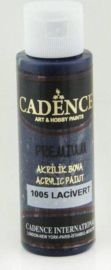 Cadence Premium acrylverf (semi mat) Donkerblauw 01 003 1005 0070 70 ml