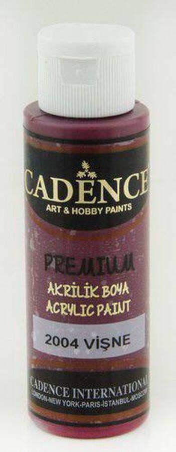 Cadence Premium acrylverf (semi mat) Kers 01 003 2004 70 ml