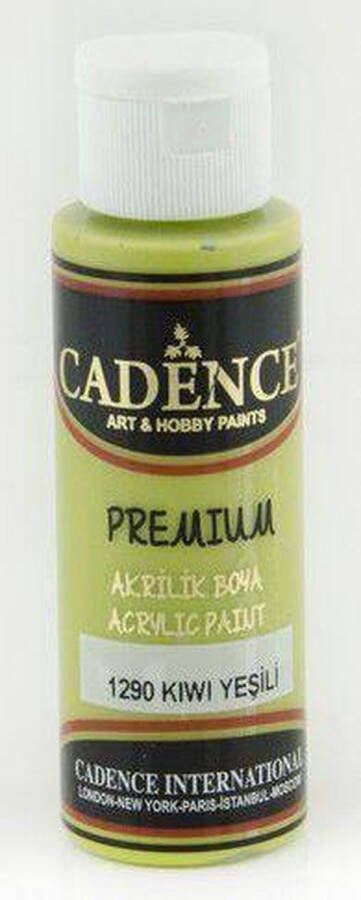 Cadence Premium acrylverf (semi mat) Kiwi groen 01 003 1290 0070 70 ml