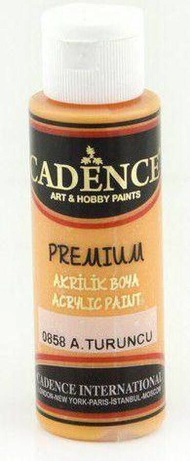 Cadence Premium acrylverf (semi mat) Lichtoranje 01 003 0858 0070 70 ml