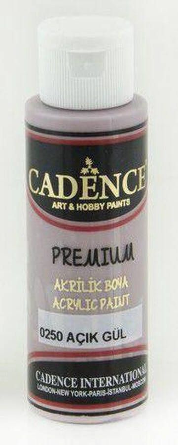 Cadence Premium acrylverf (semi mat) Lichtroze 01 003 0250 0070 70 ml