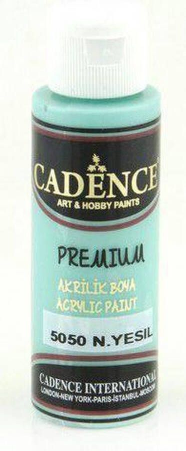 Cadence Premium acrylverf (semi mat) Muntgroen 01 003 5050 0070 70 ml