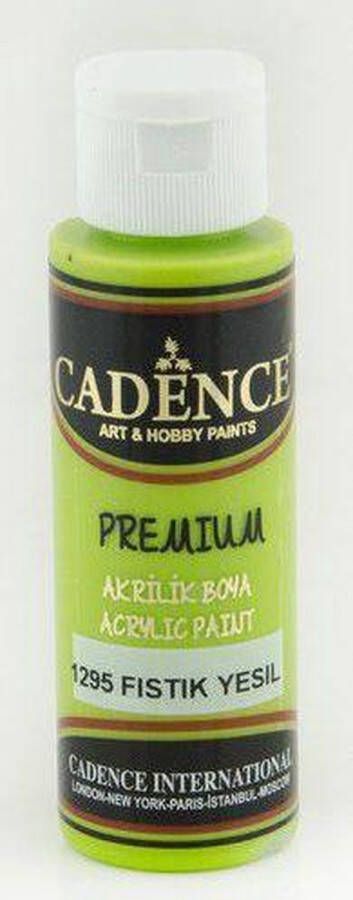 Cadence Premium acrylverf (semi mat) Pistachegroen 01 003 1295 0070 70 ml